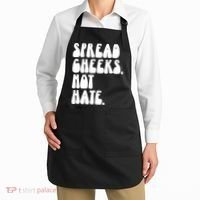 Spread Cheeks Not Hate Funny Gym Fitness And Workout Apron thumb 2