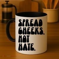 Spread Cheeks Not Hate Funny Gym Fitness And Workout Coffee Mug thumb 4