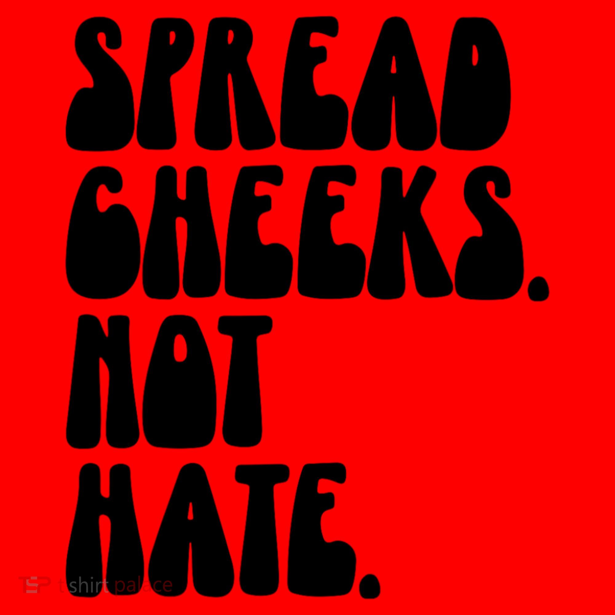 Spread Cheeks Not Hate Funny Gym Fitness And Workout Santa Hat