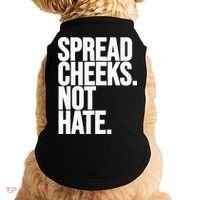 Spread Cheeks Not Hate Funny Gym Fitness And Workout Doggie Tank thumb 0