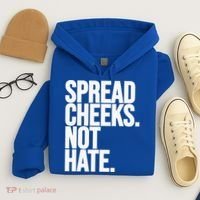 Spread Cheeks Not Hate Funny Gym Fitness And Workout Hoodie thumb 4