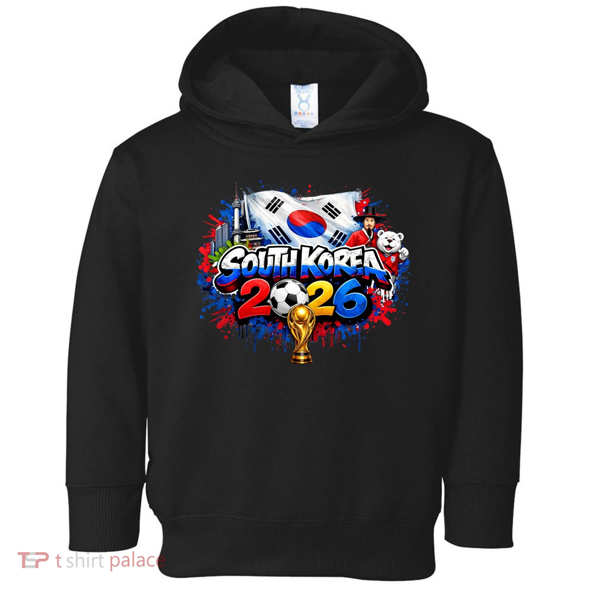 SOUTH COREA North America Soccer Tournament 2026 Toddler Hoodie