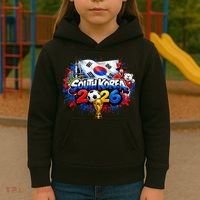 SOUTH COREA North America Soccer Tournament 2026 Kids Hoodie thumb 3