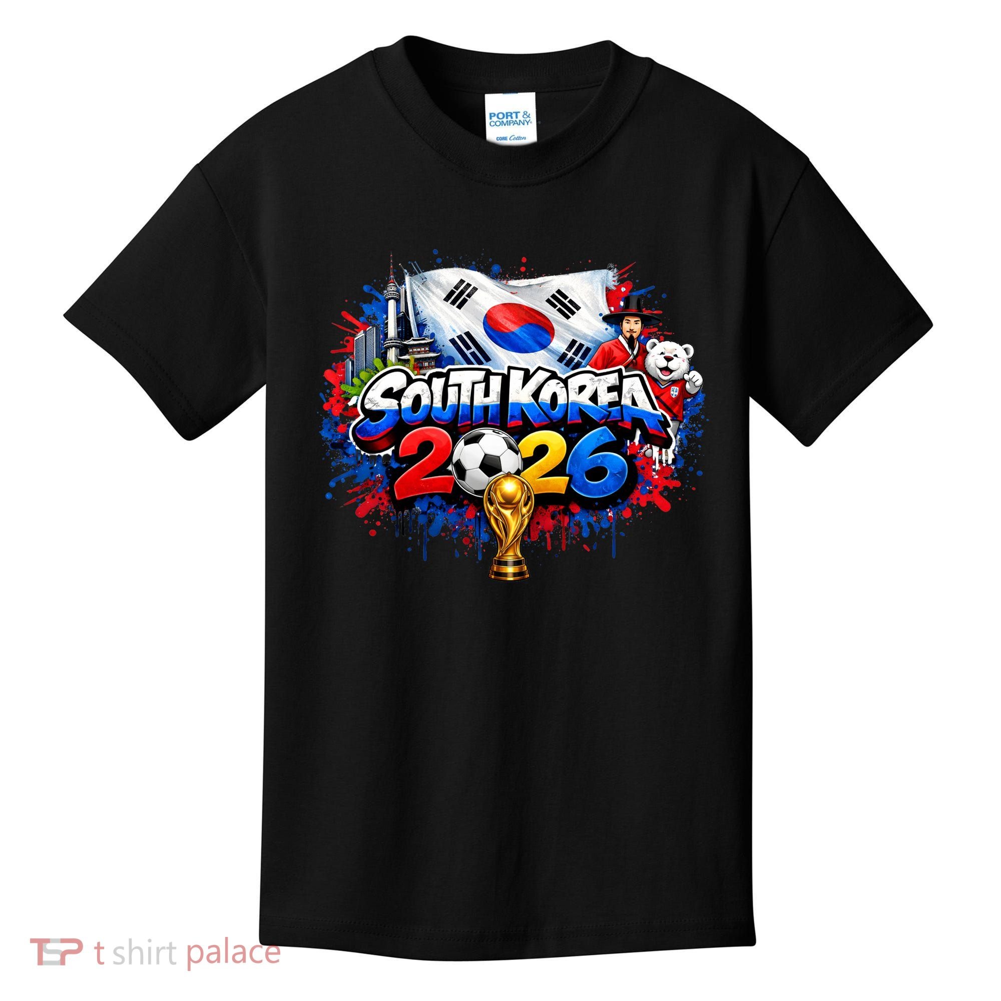 SOUTH COREA North America Soccer Tournament 2026 Kids T-Shirt