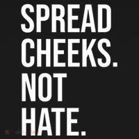 Spread Cheeks Not Hate Funny Gym Fitness And Workout Backpack thumb 2
