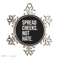 Spread Cheeks Not Hate Funny Gym Fitness And Workout Ornament thumb 0