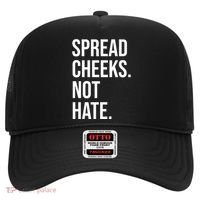 Spread Cheeks Not Hate Funny Gym Fitness And Workout Hat thumb 0