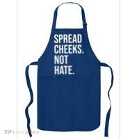 Spread Cheeks Not Hate Funny Gym Fitness And Workout Apron thumb 0