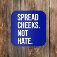 Spread Cheeks Not Hate Funny Gym Fitness And Workout Coaster thumb 0