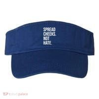 Spread Cheeks Not Hate Funny Gym Fitness And Workout Visor thumb 0
