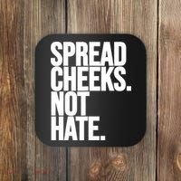 Spread Cheeks Not Hate Funny Gym Fitness And Workout Coaster thumb 0