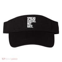 Spread Cheeks Not Hate Funny Gym Fitness And Workout Visor thumb 0