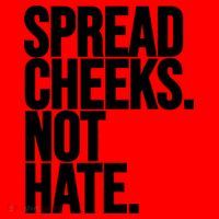 Spread Cheeks Not Hate Funny Gym Fitness And Workout Santa Hat thumb 1