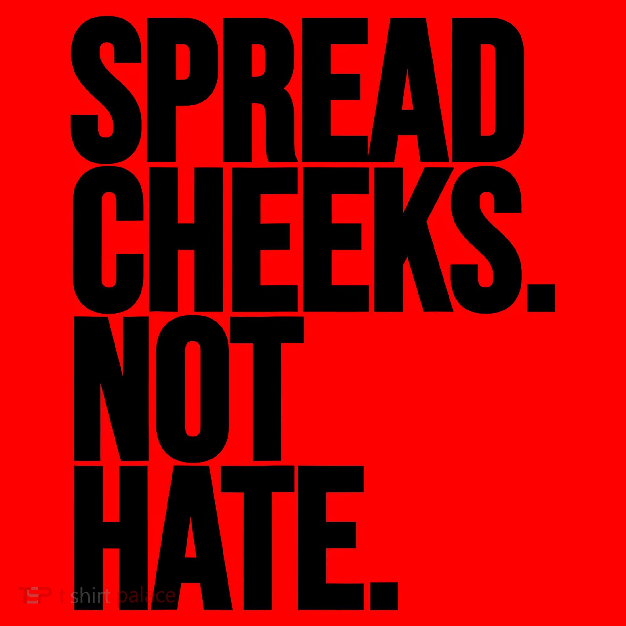 Spread Cheeks Not Hate Funny Gym Fitness And Workout Santa Hat