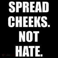 Spread Cheeks Not Hate Coaster thumb 2