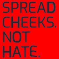 Spread Cheeks Not Hate Santa Hat thumb 1