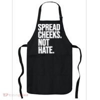 Spread Cheeks Not Hate Funny Gym Fitness And Workout Apron thumb 0
