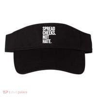 Spread Cheeks Not Hate Funny Gym Fitness And Workout Visor thumb 0