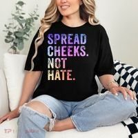 Spread Cheeks Not Hate Funny Comfort Colors T-Shirt thumb 2