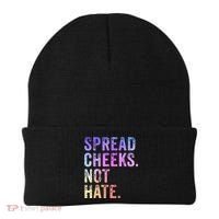 Spread Cheeks Not Hate Funny Beanie thumb 0