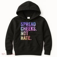 Spread Cheeks Not Hate Funny Kids Hoodie thumb 0