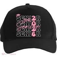 Senior Class Of 2026 Coquette Bow Graduation 26  Five-Panel Snapback Cap thumb 0