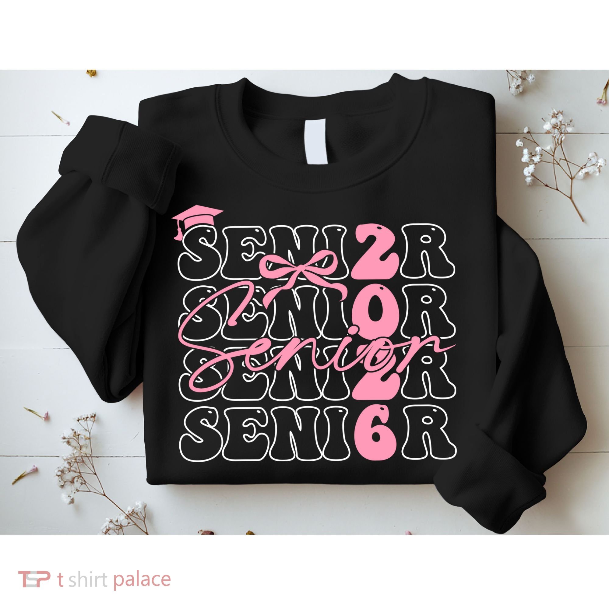 Senior Class Of 2026 Coquette Bow Graduation 26  Sweatshirt