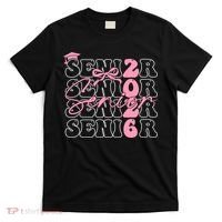 Senior Class Of 2026 Coquette Bow Graduation 26  T-Shirt thumb 0