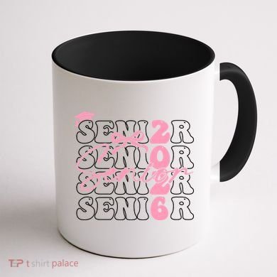 Senior Class Of 2026 Coquette Bow Graduation 26  Coffee Mug back