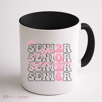 Senior Class Of 2026 Coquette Bow Graduation 26  Coffee Mug thumb 1