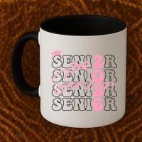 Senior Class Of 2026 Coquette Bow Graduation 26  Coffee Mug thumb 2