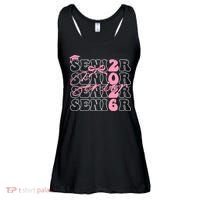Senior Class Of 2026 Coquette Bow Graduation 26  Ladies Essential Flowy Tank thumb 0