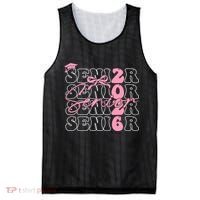 Senior Class Of 2026 Coquette Bow Graduation 26  Mesh Reversible Basketball Jersey Tank thumb 0