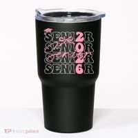 Senior Class Of 2026 Coquette Bow Graduation 26  Tumbler thumb 0