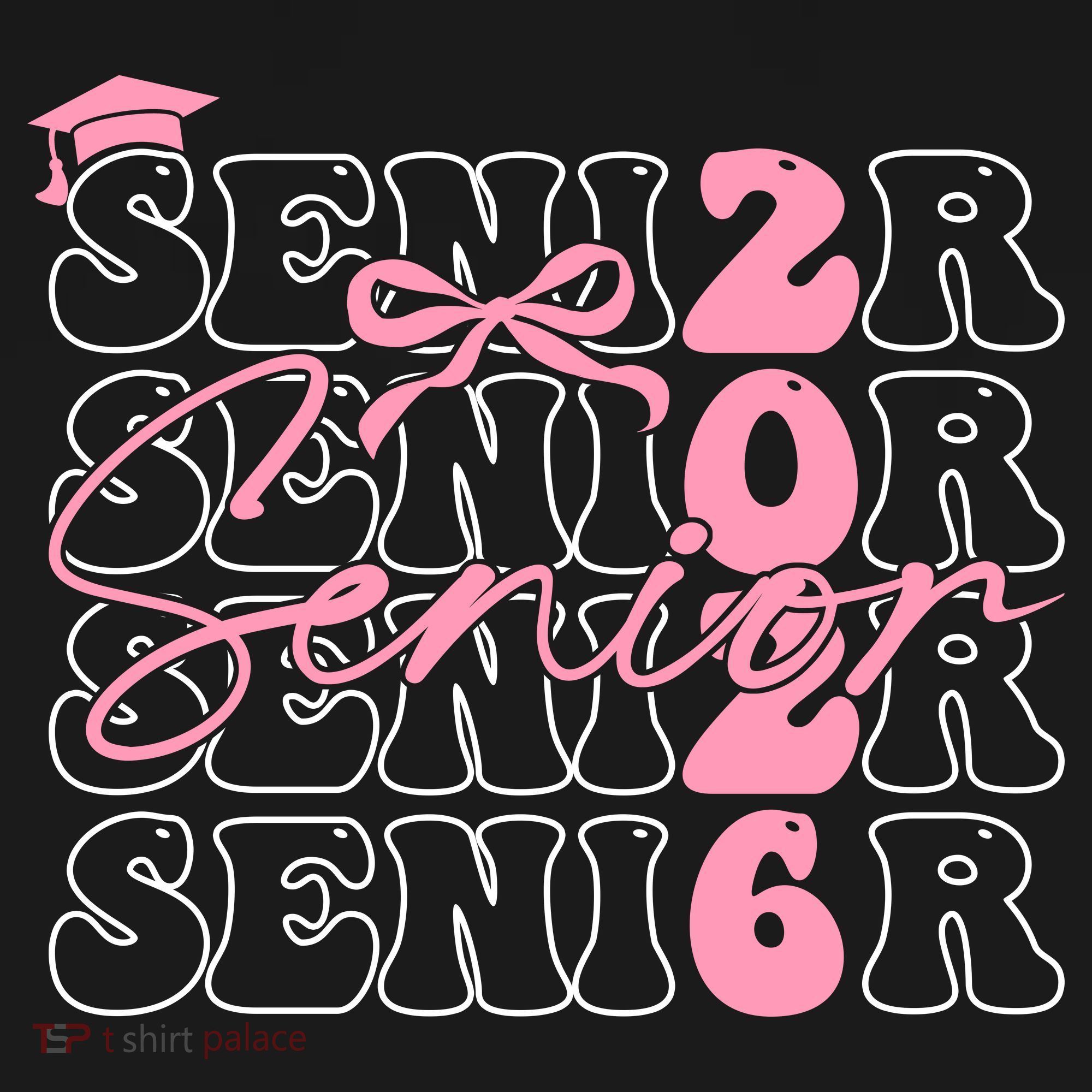 Senior Class Of 2026 Coquette Bow Graduation 26  Mousepad