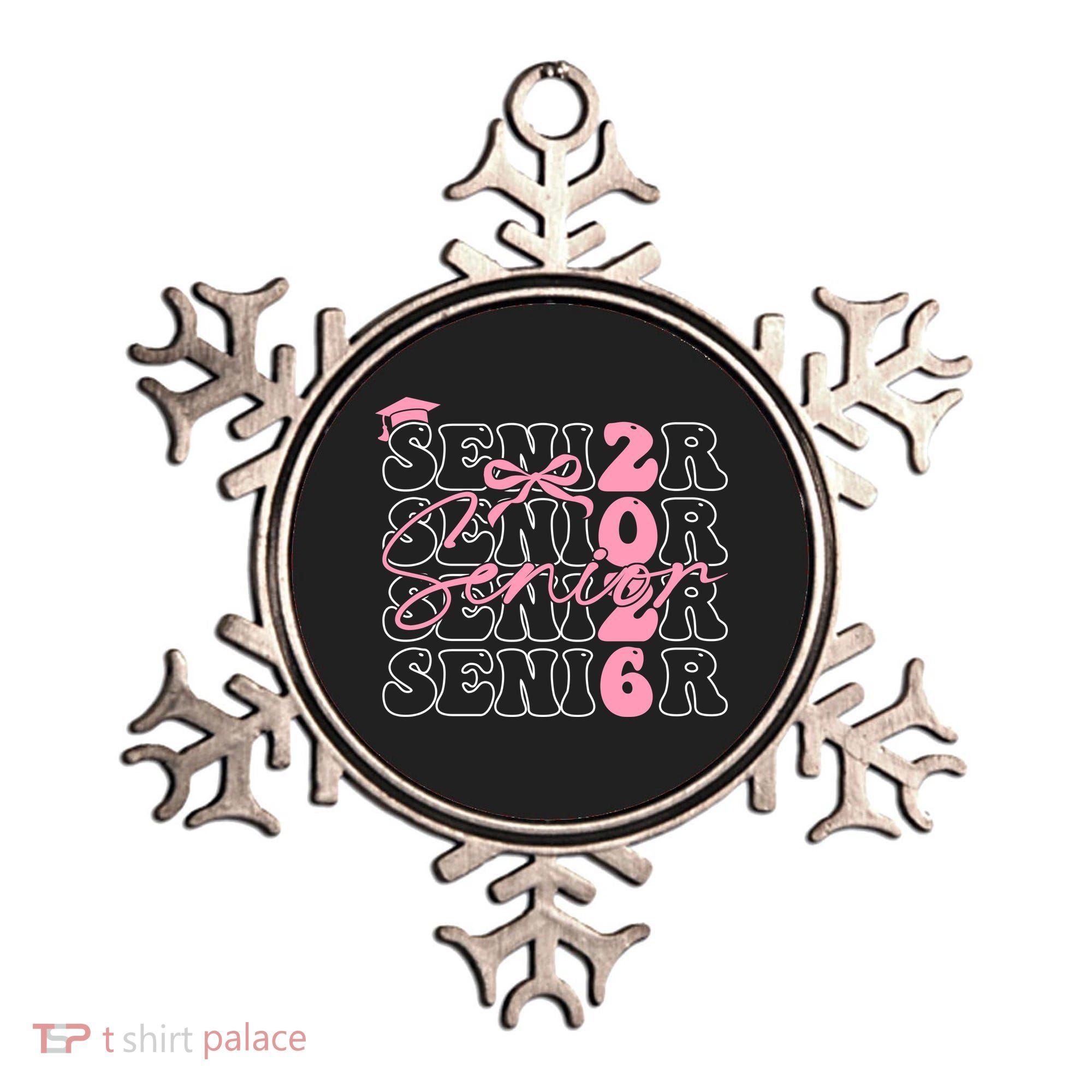 Senior Class Of 2026 Coquette Bow Graduation 26  Ornament