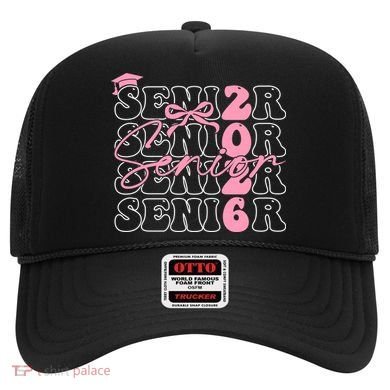 Senior Class Of 2026 Coquette Bow Graduation 26  Hat