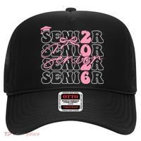 Senior Class Of 2026 Coquette Bow Graduation 26  Hat thumb 0