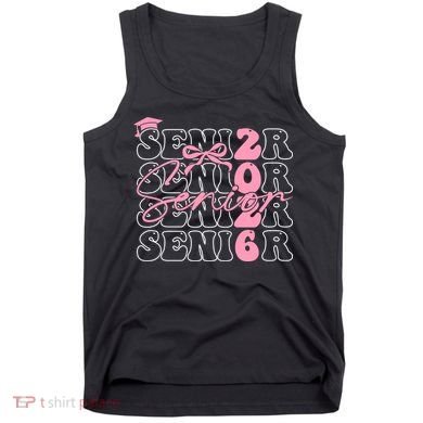 Senior Class Of 2026 Coquette Bow Graduation 26  Tank Top