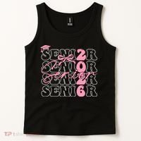 Senior Class Of 2026 Coquette Bow Graduation 26  Tank Top thumb 2