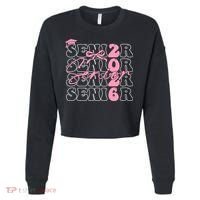 Senior Class Of 2026 Coquette Bow Graduation 26  Cropped Pullover Crew thumb 0