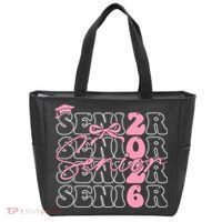 Senior Class Of 2026 Coquette Bow Graduation 26  Tote Bag thumb 0