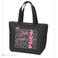 Senior Class Of 2026 Coquette Bow Graduation 26  Tote Bag thumb 3