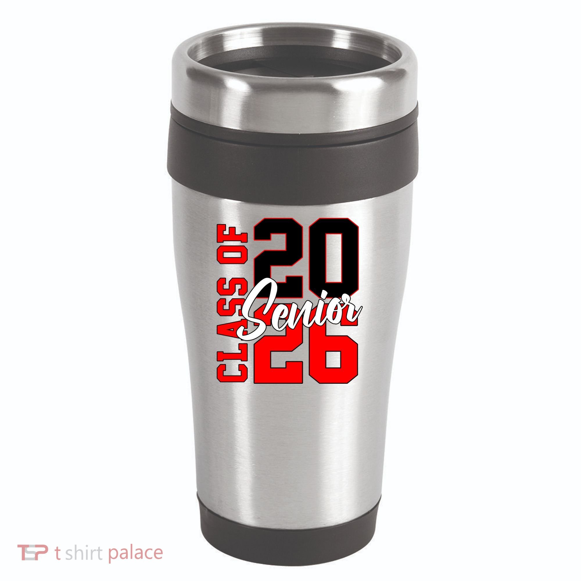 Senior Class Of 2026 Seniors School Graduation 16oz Travel Tumbler