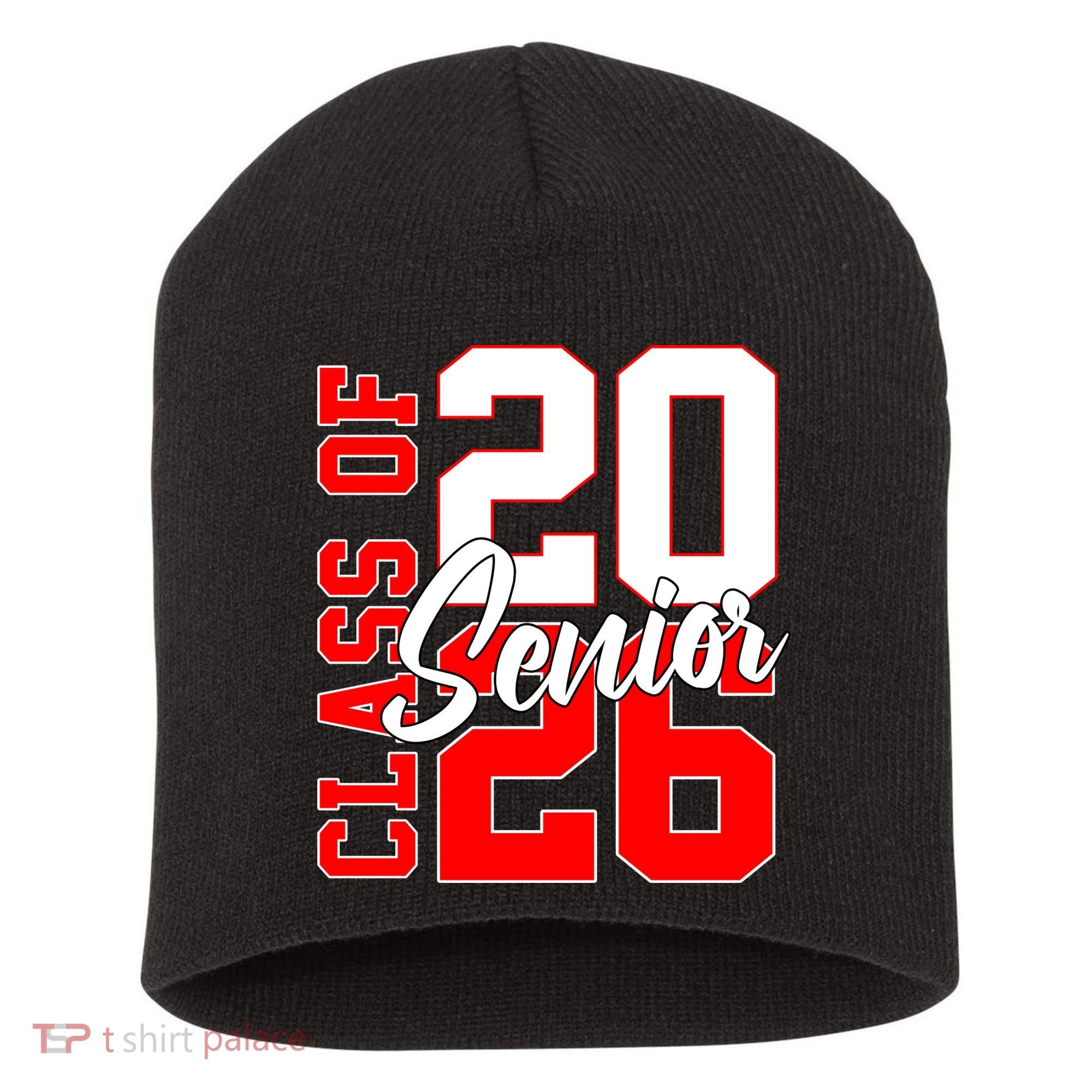 Senior Class Of 2026 Seniors School Graduation Short Acrylic Beanie
