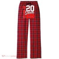 Senior Class Of 2026 Seniors School Graduation Women's Flannel Plaid Pajama Pants thumb 0