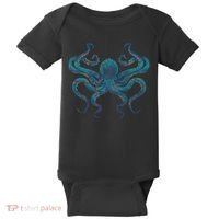 Sea Creature Octopus Aquarium Diving Gift Octopus Baby Bodysuit thumb 0
