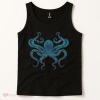 Sea Creature Octopus Aquarium Diving Gift Octopus Tank Top thumb 2