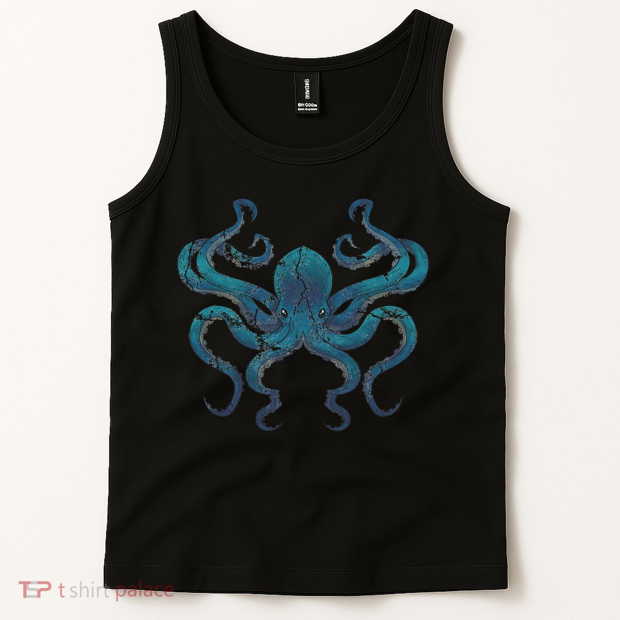 Sea Creature Octopus Aquarium Diving Gift Octopus Tank Top