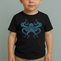 Sea Creature Octopus Aquarium Diving Gift Octopus Toddler T-Shirt thumb 2